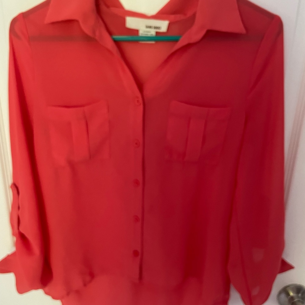 Coral Lightweight Blouse
